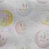 月亮瞌睡兔刷毛布(幅寬150公分)