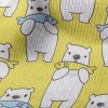 大白熊大口吃魚毛巾布(幅寬160公分)