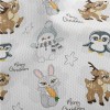 南極動物聖誕節鳥眼布(幅寬160公分)
