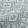 幾何方塊花緞麻布(幅寬150公分)