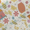 六角蜂巢蜜蜂斜紋布(幅寬150公分)