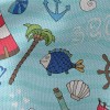 帆船燈塔海鷗魚帆布(幅寬150公分)