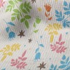 五顏六色葉子毛巾布(幅寬160公分)