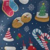 聖誕裝飾餅乾帆布(幅寬150公分)