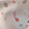 小花眨眼兔子帆布(幅寬150公分)
