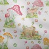 水彩童話大蘑菇雙斜布(幅寬150公分)