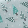 幾何波浪聖誕樹斜紋布(幅寬150公分)