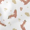 童話獨角獸與白雲薄棉布(幅寬150公分)