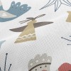 天使麋鹿裝飾品麻布(幅寬150公分)