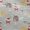 溫馨聖誕小屋雪紡布(幅寬150公分)