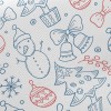 聖誕圖案雪人斜紋布(幅寬150公分)