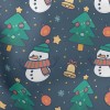 卡通雪人羅馬布(幅寬160公分)