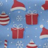 拐杖糖聖誕帽刷毛布(幅寬150公分)
