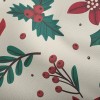溫馨氣氛聖誕紅雙斜布(幅寬150公分)