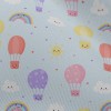 微笑熱氣球彩虹雪紡布(幅寬150公分)
