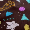 粉筆塗鴉雲朵鳥眼布(幅寬160公分)