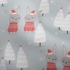 聖誕毛衣小兔子雙斜布(幅寬150公分)