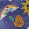 醜表情太陽彩虹帆布(幅寬150公分)
