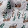 雪中房屋毛巾布(幅寬160公分)