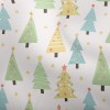星星裝飾聖誕樹雙斜布(幅寬150公分)