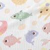 魚群和美人魚泡泡布(幅寬160公分)
