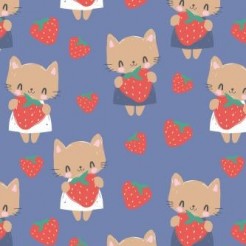 愛吃草莓貓