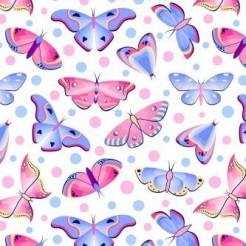 美麗花紋蝴蝶