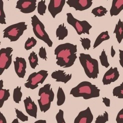 粉紅時尚豹紋