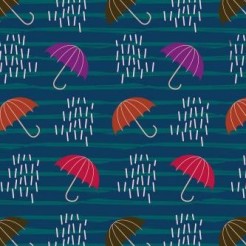 條紋雨傘