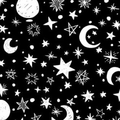 塗鴉星星月亮