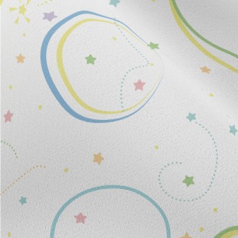 俏皮彩色星空雪紡布(幅寬150公分)
