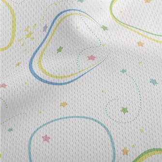 俏皮彩色星空鳥眼布(幅寬160公分)