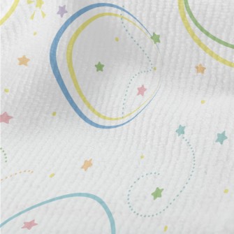 俏皮彩色星空毛巾布(幅寬160公分)