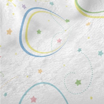 俏皮彩色星空法蘭絨(幅寬150公分)