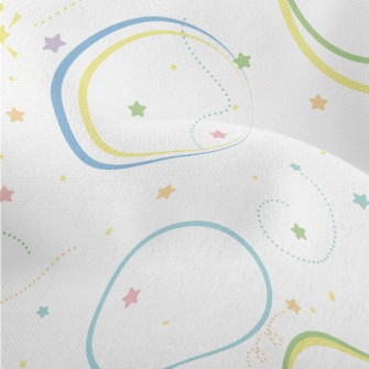俏皮彩色星空竹節麻(幅寬150公分)