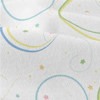 俏皮彩色星空仿棉布(幅寬150公分)