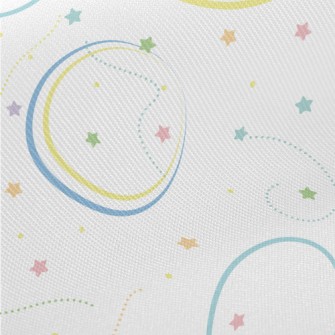 俏皮彩色星空厚棉布(幅寬150公分)