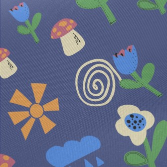 童話世界小花斜紋布(幅寬150公分)