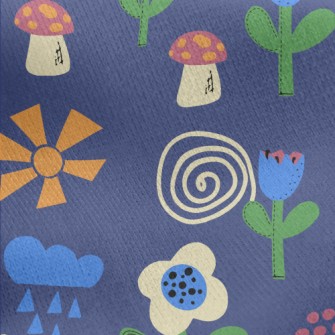 童話世界小花刷毛布(幅寬150公分)