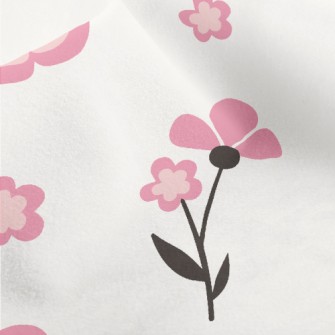 可愛日系花朵水晶絨(幅寬160公分)
