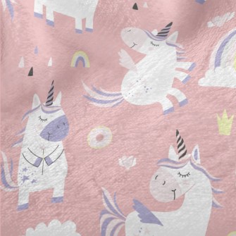 幼稚的獨角獸法蘭絨(幅寬150公分)