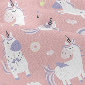 幼稚的獨角獸仿棉布(幅寬150公分)