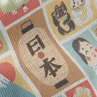 日本傳統文化燈芯絨(幅寬150公分)