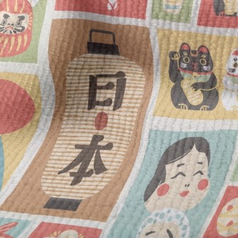 日本傳統文化毛巾布(幅寬160公分)