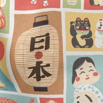 日本傳統文化羅馬布(幅寬160公分)