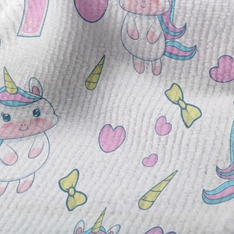 夢幻果汁獨角獸毛巾布(幅寬160公分)