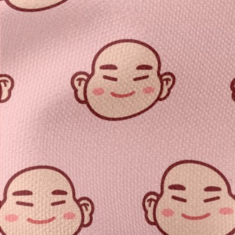 卡通中國笑佛帆布(幅寬150公分)