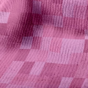 粉色馬克磚毛巾布(幅寬160公分)