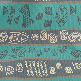 部落文化仿毛衣布(幅寬150公分)