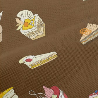 各種風味水果蛋糕麻布(幅寬150公分)